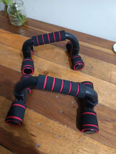 Suporte para flexão, apoio de braço mais fácil!
