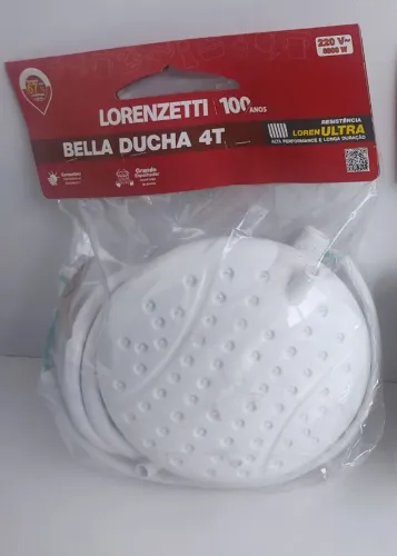 Lorenzetti Bella Ducha 4T chuveiro elétrico de parede branco