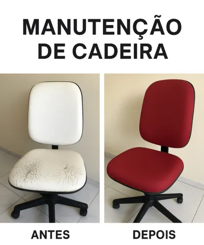 Conserto e Revestimento de Cadeiras de Escritório - Jaboatão / Recife