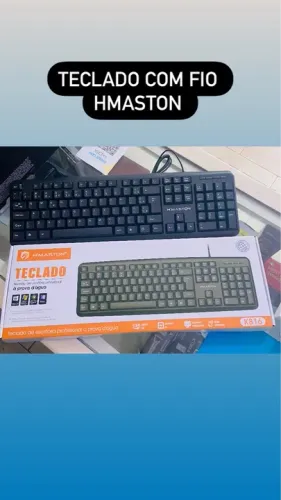 Teclado com fio HMASTON K816 - Novo