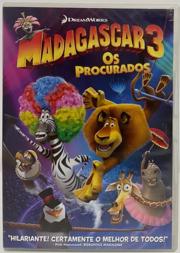 DVD - MADAGASCAR 3, OS PROCURADOS