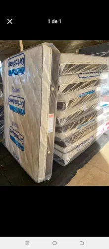 Colchão casal molas ensacadas confortável 