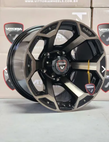 Rodas Vittoria Alado aro 15 15x10 5x139 Jimny Jeep Willys Tracker Samurai F1000