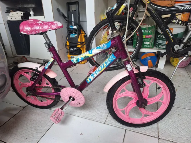 Bicicleta Infantil Frozen Aro 14