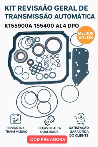 Revisão Geral Da Transmissão Automática K155900a 155400 Al4 Dpo