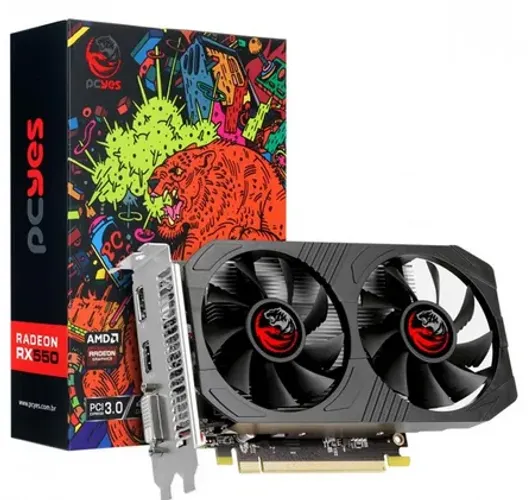Placa de video RX 550 4GB c\Garantia