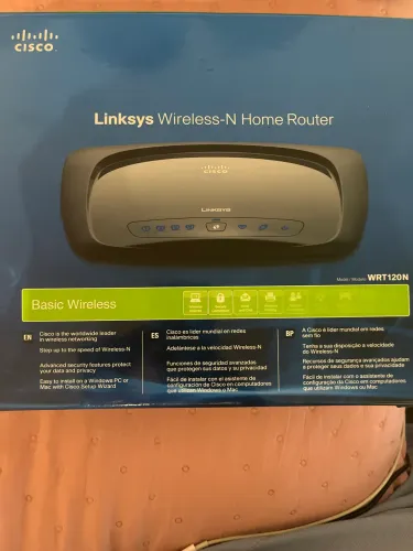 Roteador WRT120N Wireless Cisco