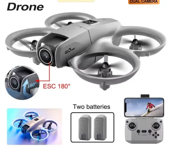 Drone com câmera e bateria extra T3 igual gt3 e88 NOVO