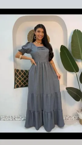 Vestido longo tamanho único 