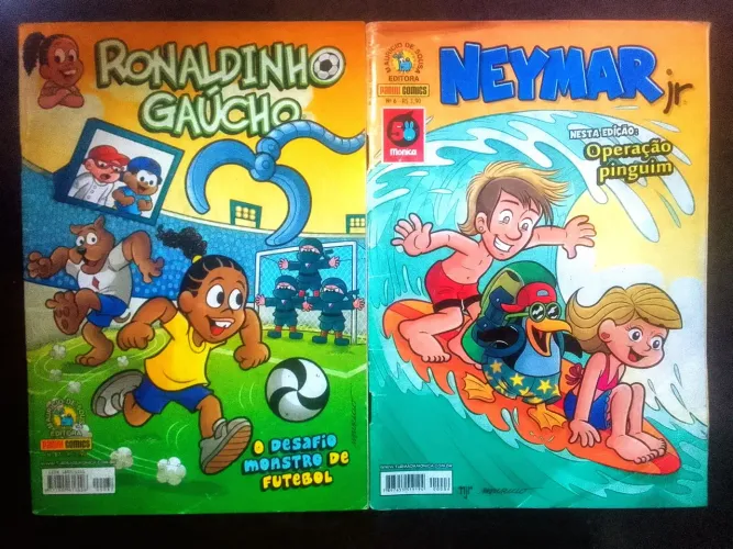 HQ Ronaldinho G e Neymar Jr - R$ 7 Cada. 
