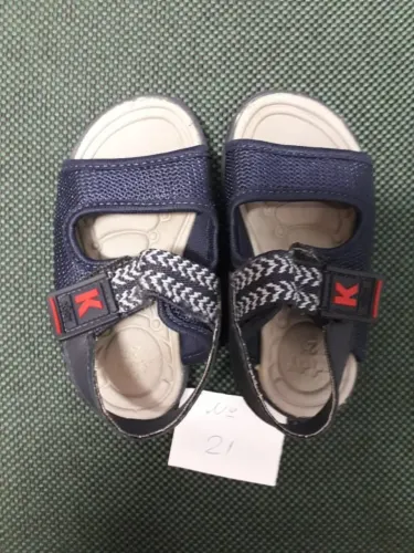 Sandálias infantis azul marinho