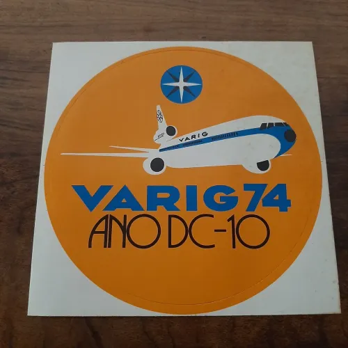 Adesivo Varig DC-10 antigo