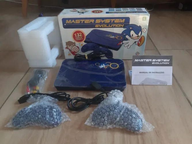 Master System Evolution novo - 132 jogos na memória! (Game para colecionador nunca usado)