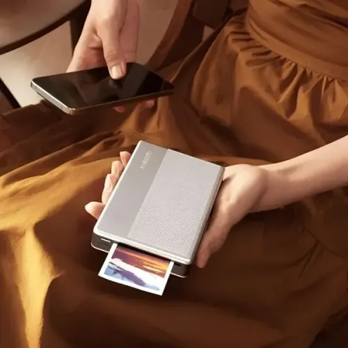 Impressora Fotográfica Portátil Xiaomi Mi Photo Printer 1S BHR9974GL - Cinza Prateado