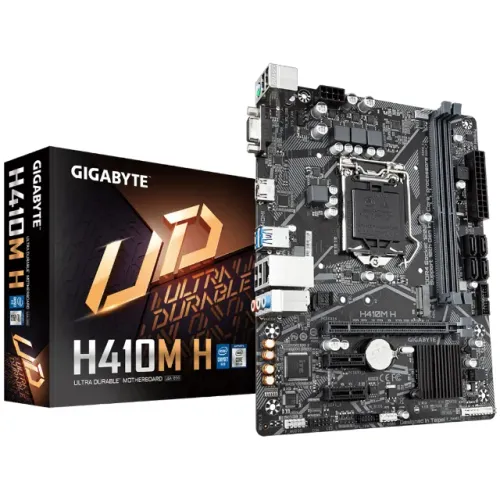 Placa Mãe Gigabyte H410M H V2, DDR4, LGA1200, 10 Geração, Nova, Lacrada 