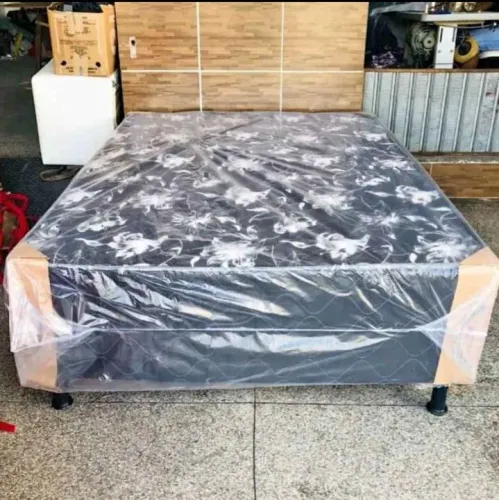 CAMAS BOX CONJUGADAS NOVAS COM COLCHÃO ACOPLADO ESPUMA MOLAS CASAL SOLTEIRO