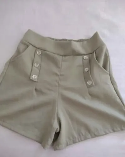 Short visão brilho no corpo pegada esporte novo.