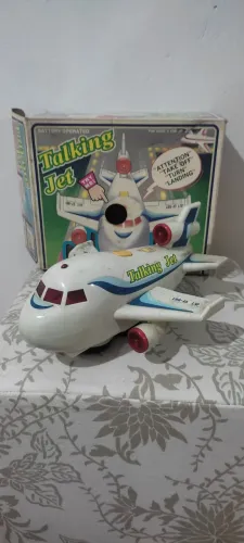 Avião Talking Jet Vintage - Anos 80