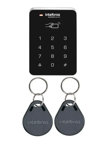 Controle De Acesso Digiprox Sa202 + 2 Chaveiros Th1000 Tag