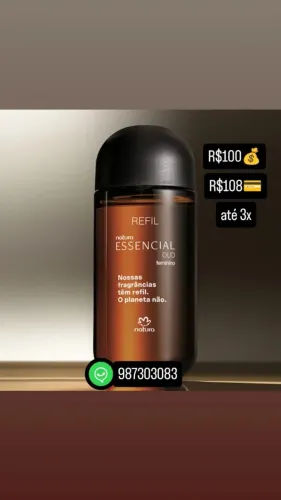 NATURA REFIL ESSENCIAL OUD FEMININO 