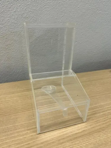 Kit com 11 Mini torre de acrílico para adicionais de sorvete e açaí 