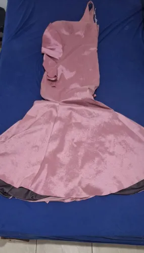 vestido da marca iorane, modelo ombro babado jabour rosa