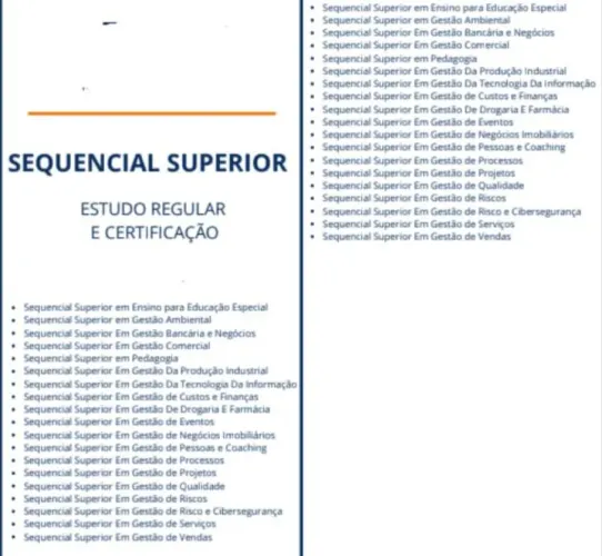Oferecemos cursos em todas as modalidades