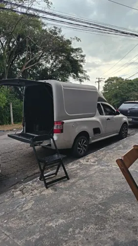 capota de fibra teto alto  Montana frente agile 