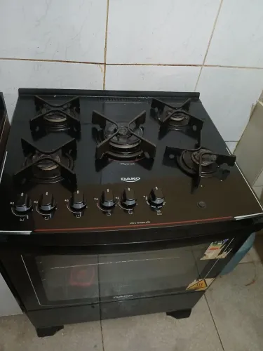Fogão dado turbo ja leva o gas cheio..