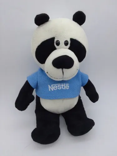 Pelúcia Urso Panda Coleção Nestlé Ano 2010 - 28 Cms