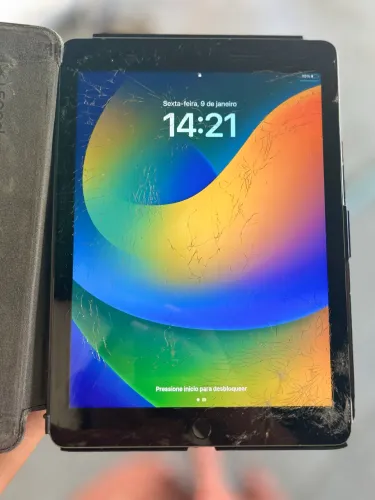 iPad Apple 10.2? Wi-Fi - Funciona Perfeitamente (Tela Quebrada)