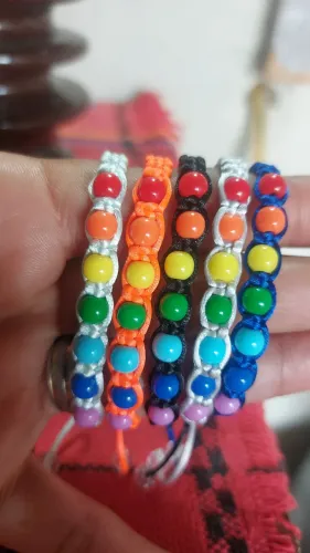 Pulseiras feitas à mão com muito amor e carinho.. Macramê artesanato