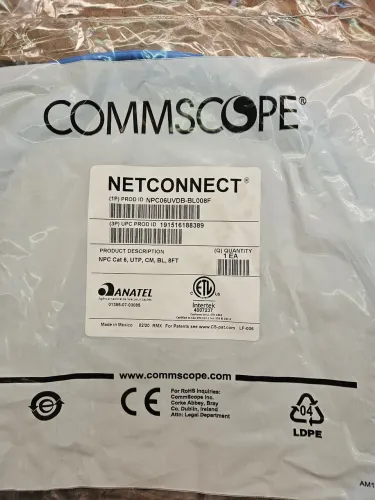 Path cord CommScope azul 2,5m
