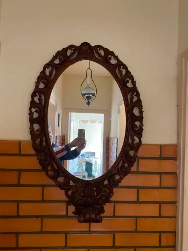 Espelho Antigo em Madeira