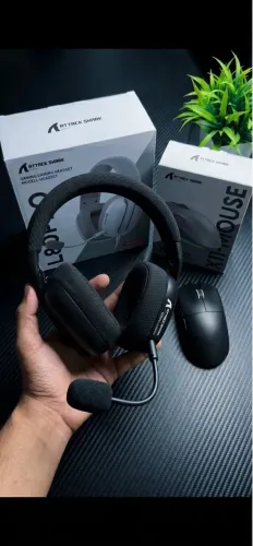 Headset Gamer L80Pro Sem Fio Tri-Mode ( Bluetooth /P2) Áudio Profissional Ultra Leve 