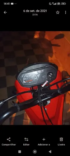 Moto disponível para alugar