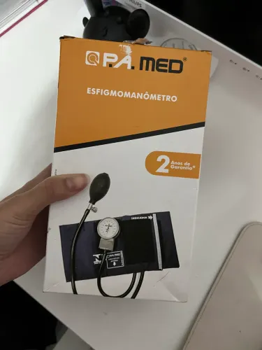 Esfigmomanômetro P.A. MED Adulto Nylon com Fecho - Novo