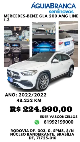 Mercedes-Benz GLA-200 GLA 200 AMG Line 1.3 16V TB AUT 2022