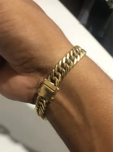 Pulseira Gourmet ouro 18k