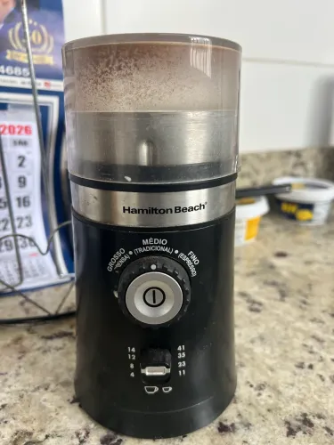 Moedor de café Hamilton , novíssimo, para moer grãos e tomar cafés especiais 
