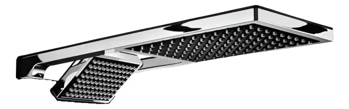 Chuveiro Acqua Duo Preto/cromado A-41r Lorenzetti espalhador