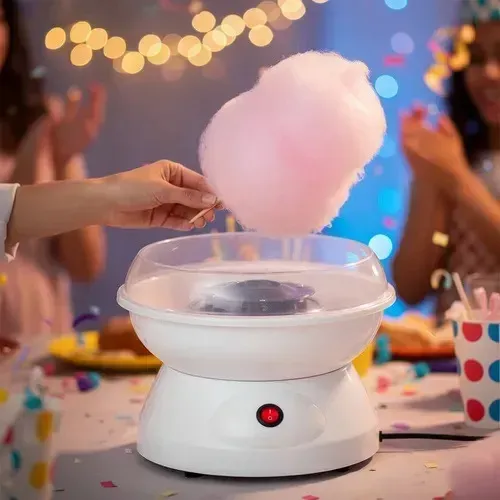 Máquina de algodão-doce 450W 220V Portátil e Prática (Pequena)