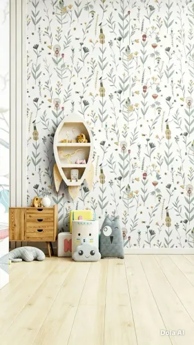 Papel de parede infantil rolo 10mx53cm cobre 4.3m2 lavável vinílico