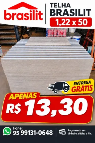 TELHA BRASILIT OU ONDINA PROMOÇÃO !