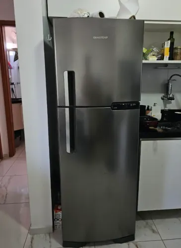Geladeira Brastemp Frost Free Duplex Inox 375L