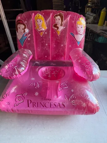 Boia para criança Poltrona boia princesas disney