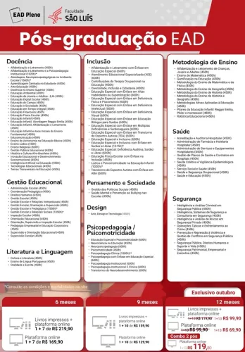 OUTUBRO COM GRANDES OPORTUNIDADES