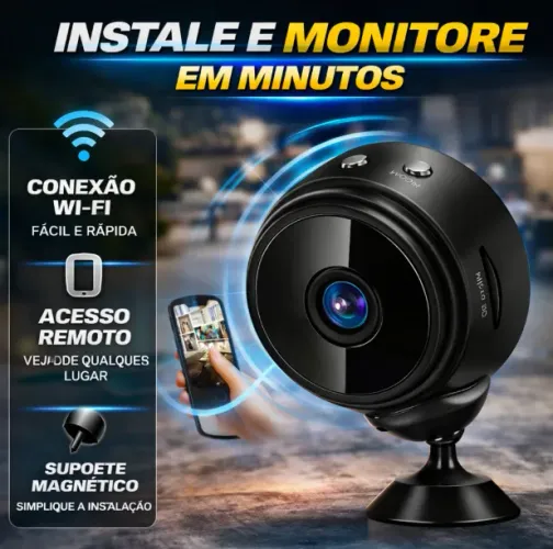 Câmera de Segurança ( App Android/IOS Fácil Instalação )