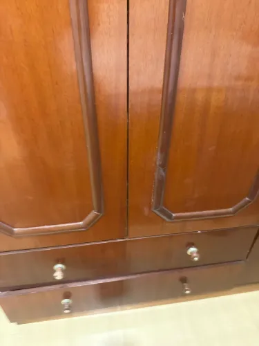Armário 5 portas mogno