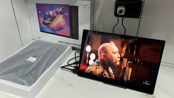 Monitor Portátil 2K  IPS HDR | Segunda Tela Ultra Fina USB-C HDMI